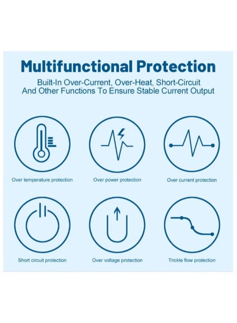 MUNTAQI 65W GaN USB-C Power Adapter | Dual Type-A & Type-C Wall Charger Compatible with Steam Deck, iPhone, iPad, OnePlus, Huawei, Lenovo, HP, Asus, Xiaomi, Samsung – Fast Charging GaN Technology - Image 2