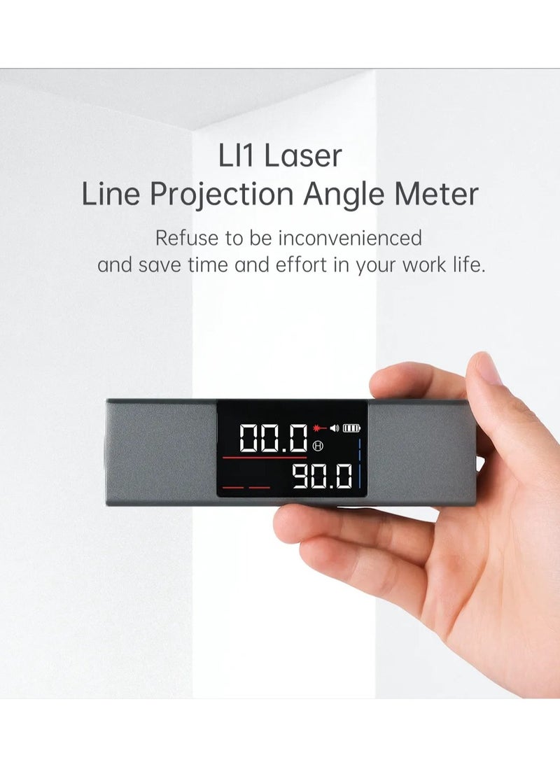 ATuMan - Double Laser Angle Projector Casting Instrument Angle Meter Measure Tools Digital Inclinometer Double-sided HD Screen - Image 1