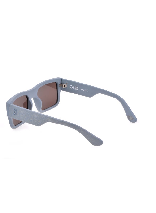 POLICE Full Rim SQUARE Sunglasses SPLL12540M81 - Image 4