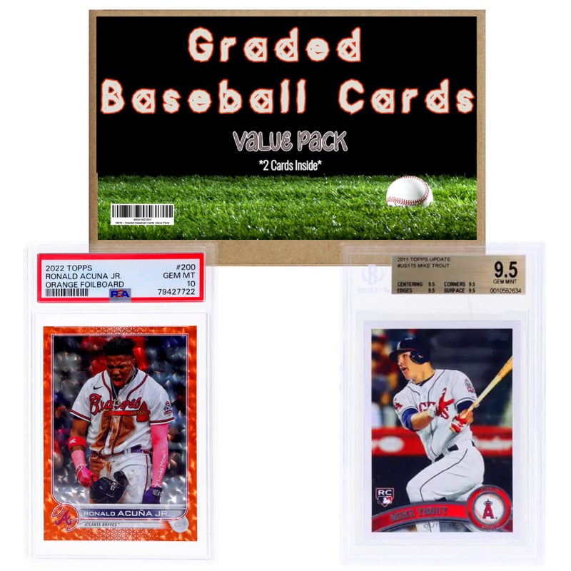 Slabs of Heat Graded Baseball Cards Value Pack  Gift SetContains 2 Graded Baseball Cards with Chance for Autographs Refractors PSA 10  MoreCollection Starter Ideal for New Collectors - Image 3