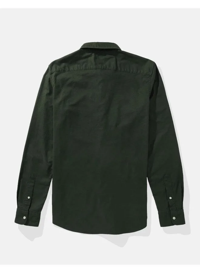 امريكان ايجل Slim Fit Flex Oxford Button-Up Shirt