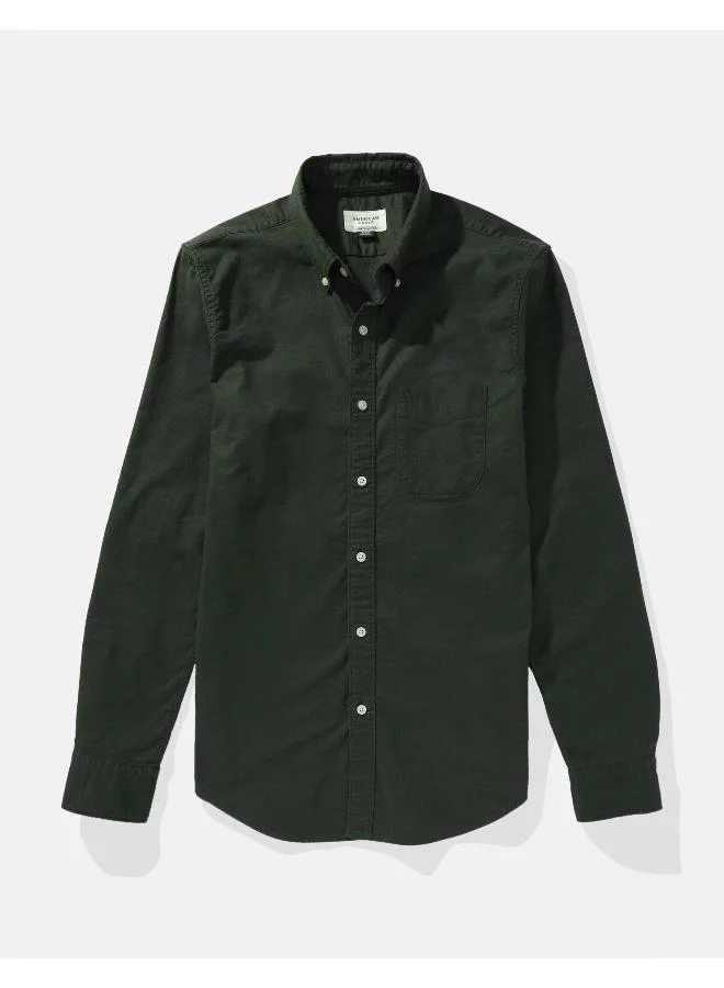 امريكان ايجل Slim Fit Flex Oxford Button-Up Shirt