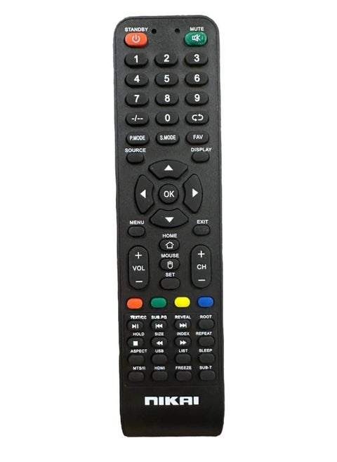 Replacement Remote For NIKAI SMART TV , LED , LCD With Upgraded Infrared