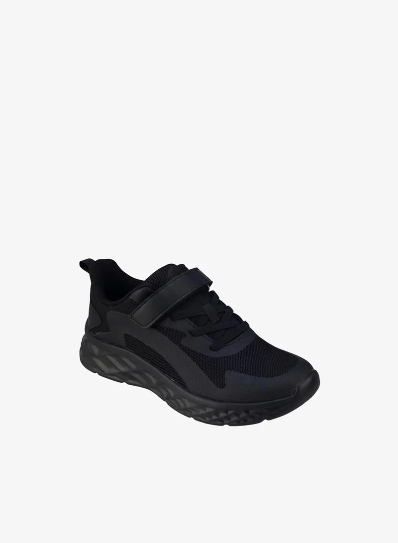 Oaklan By Shoexpress BLACK Boys Hook & Loop School Sports Shoes for Men | Best Price UAE