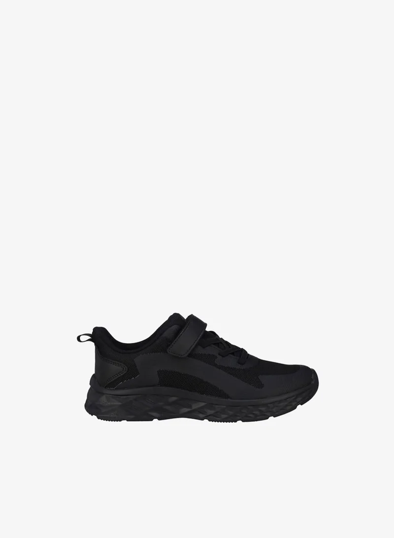 Oaklan By Shoexpress BLACK Boys Hook & Loop School Sports Shoes for Men | Best Price UAE