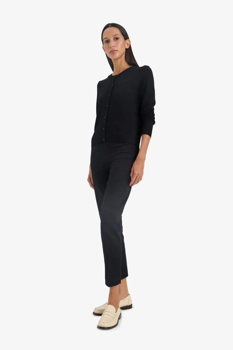 DeFacto Cigarette Normal Waist Straight Leg Satin Trousers