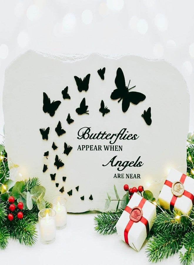 PetAngell Memorial Stones for Loved Ones Outside - Memorial Garden Stones in Memory of Loved Ones Lost, Pet Memorial Stone, Garden Remembrance Stones - 10.5 x 7 x 0.5 inches, Waterproof Resin - Image 1