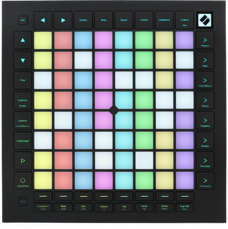 Novation Launchpad Pro MK3, MIDI 64-Grid Controller and Sequencer for Ableton Live, Logic Pro and Hardware, 64 Sensitive RGB Pads, Dynamic Note Playing, Chord and Scale Modes - Image 4