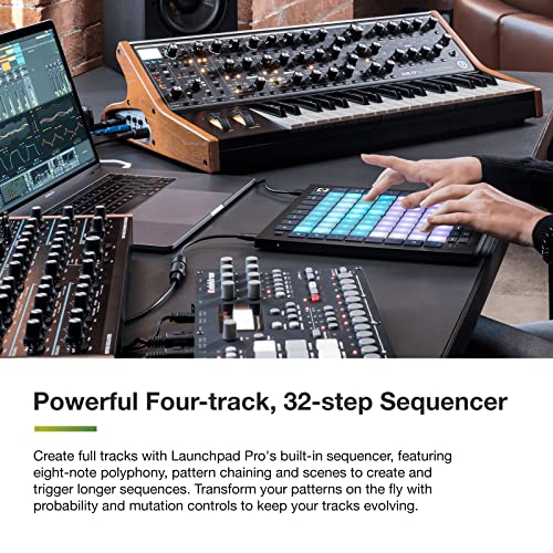 Novation Launchpad Pro MK3, MIDI 64-Grid Controller and Sequencer for Ableton Live, Logic Pro and Hardware, 64 Sensitive RGB Pads, Dynamic Note Playing, Chord and Scale Modes - Image 2