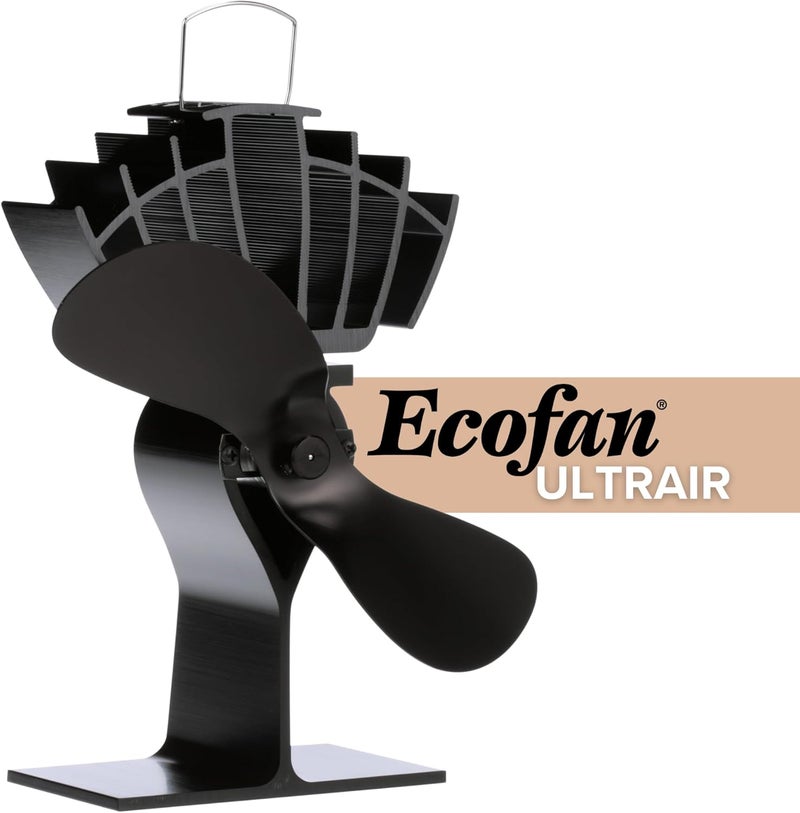 Ecofan UltrAir Heat Powered Stove Fan - Powerful Classic Design, High Performance, Perfect for Wood Stoves, 125 CFM - Circulates Warm Air Efficiently & Reduces Fuel Cost - Image 2