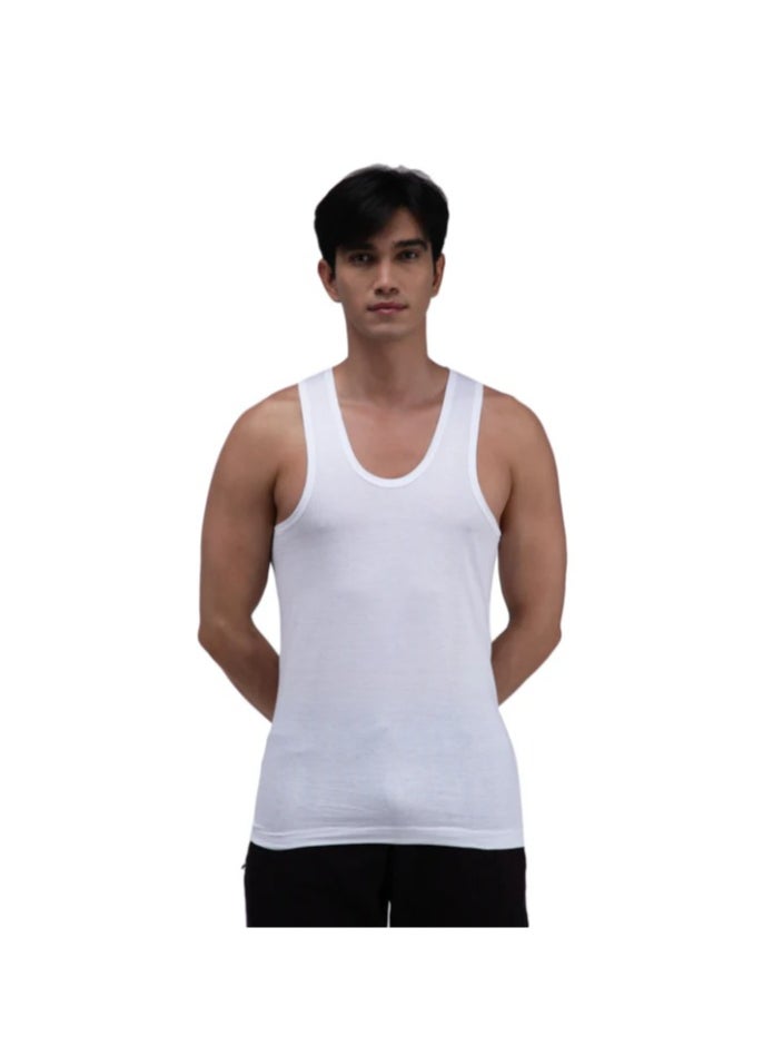 Amul comfy Men's Cotton U Neck Vest (Set of 3)  - Image 2