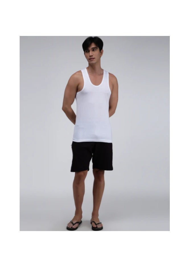 Amul comfy Men's Cotton U Neck Vest (Set of 3)  - Image 3