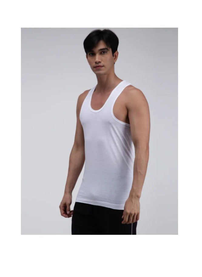 Amul comfy Men's Cotton U Neck Vest (Set of 3)  - Image 5