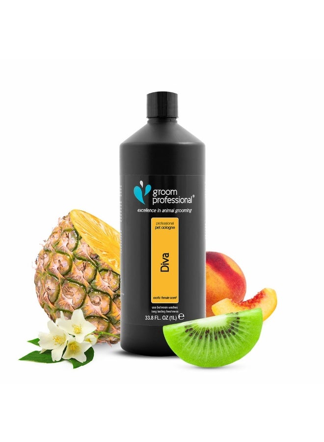 Groom Professional Diva Cologne (Perfume)[Flavor - Exotic Female Scent, Volume - 1L] - Image 1