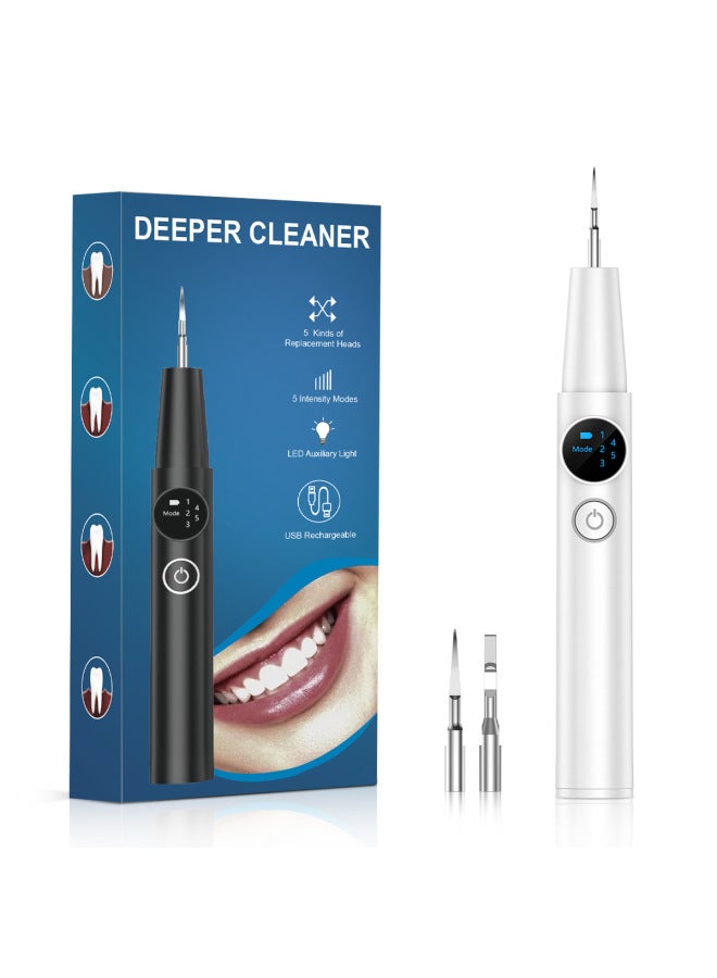 Ultrasonic Dental Scaler Removes Tartar Home Use Water Flosser Dental Cleaning Device Tartar Removal Tool