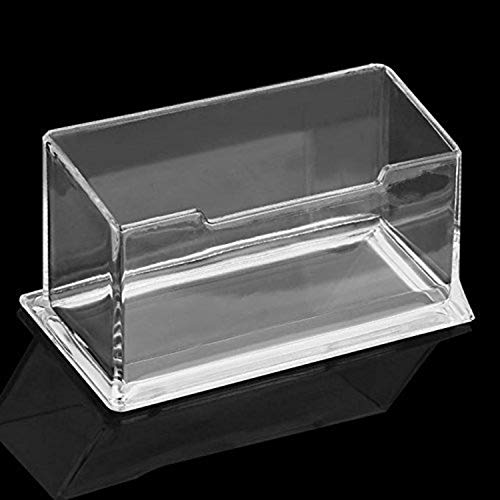 DAHSHA 1 - Tier Premium Acrylic Transparent Crystal-Clear Visiting Business Card Holder/Display Stand Desk Organizer For Office Table - Image 4