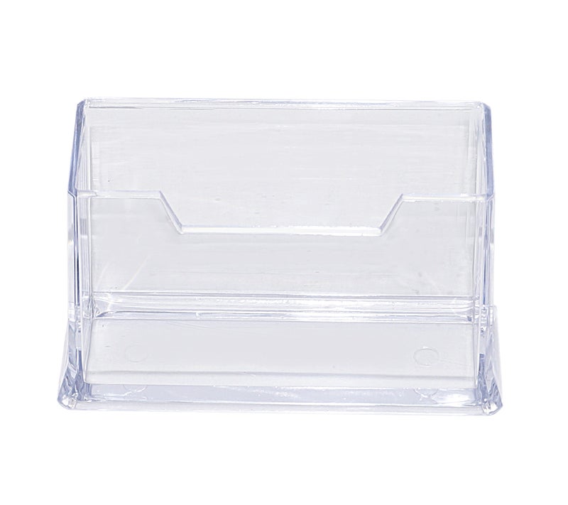 DAHSHA 1 - Tier Premium Acrylic Transparent Crystal-Clear Visiting Business Card Holder/Display Stand Desk Organizer For Office Table - Image 2
