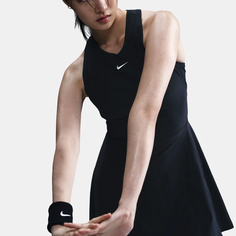 Nike black Women's Victory Dri-FIT Tennis Dress for Women | Best Price UAE