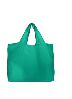 Grocery Bags Heavy Duty Reusable Foldable Groceries Tote Bag Portable and Folding Shopping Bag with Elastic Band to Tie Waterproof Washable Tote Bags Long Handle 2 Pack Grass Green