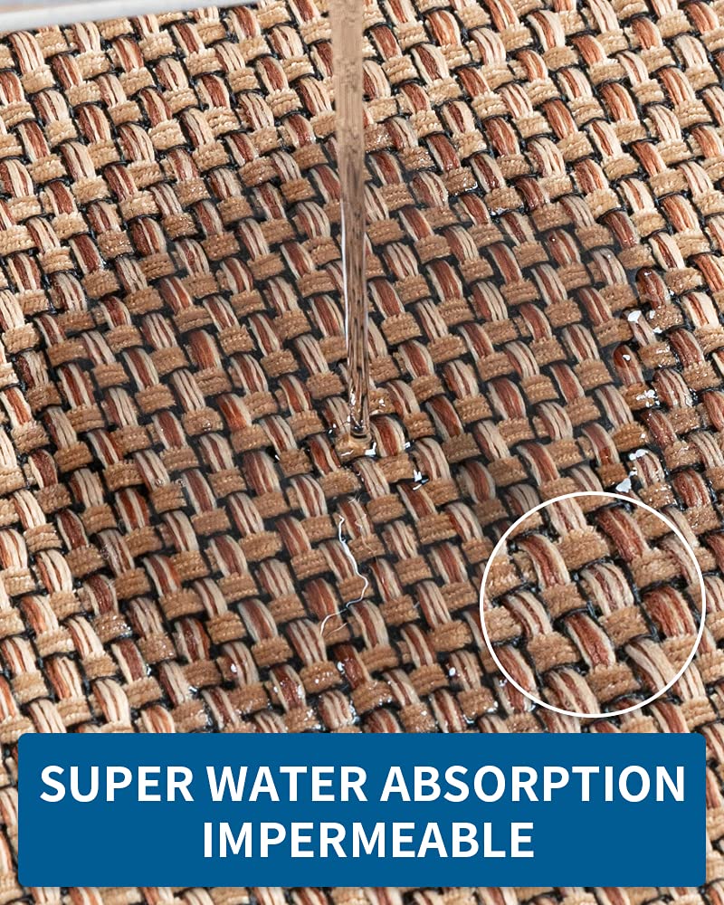 MontVoo Kitchen Rugs and Mats Non Skid Washable, Absorbent Runner Rugs for Kitchen, Front of Sink, Kitchen Mats for Floor (Beige, 20"x47") - Image 3