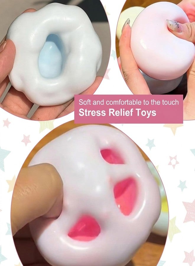 SQUISHCO 3-4Pcs Taba Squishy Making Kit, DIY Squishy Ball Set, Office Desk Stress, Classroom Sensory Fidget, Green Purple Pink 4CM Squishies (4pcs（Multicolor）) - Image 3