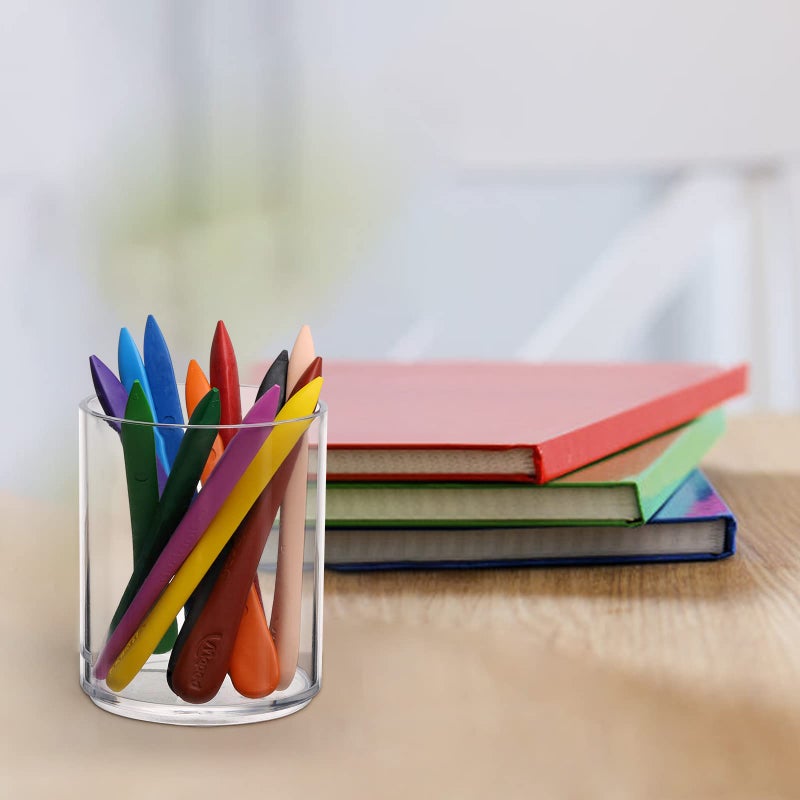 Tbestmax Qtips Holder Bathroom Container, 10/7 OZ Cotton Ball/Swabs Dispenser, Apothecary Jar Organizer for Storage Wood Lids - Image 5