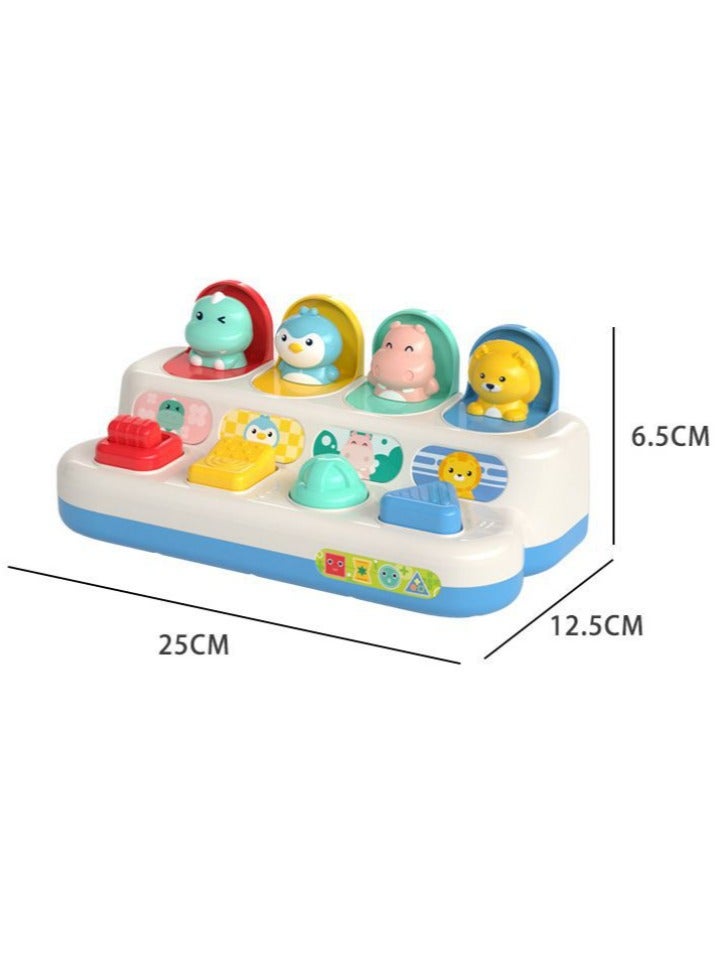 ألعاب الديناصور التفاعلية للرضع والأطفال الصغار فوق 18 شهراً، ألعاب الحس التفاعلية للرضع 1 2 3، التعلم المبكر وتطوير الدماغ ألعاب تعليمية، ألعاب الحيوانات - Image 2