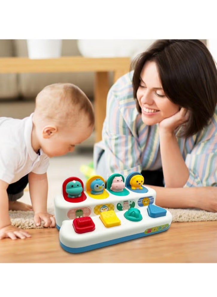 ألعاب الديناصور التفاعلية للرضع والأطفال الصغار فوق 18 شهراً، ألعاب الحس التفاعلية للرضع 1 2 3، التعلم المبكر وتطوير الدماغ ألعاب تعليمية، ألعاب الحيوانات - Image 5