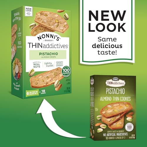 Nonni's, Thin addictives Pistachio Almond Crisps, 4.4 Ounce - Image 2