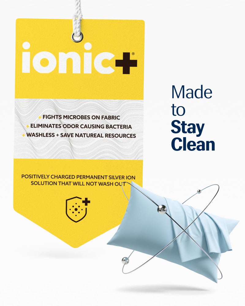 RESTÂ® EvercoolÂ®+ Cooling Pillowcases King - 2 Pillowcases for Sensitive Skin, Silver Infused Fabric for Hygienic Sleep, Silky Smooth for Curly Hair, High Elastic for Snug Fit (19x35 inches) - Image 4