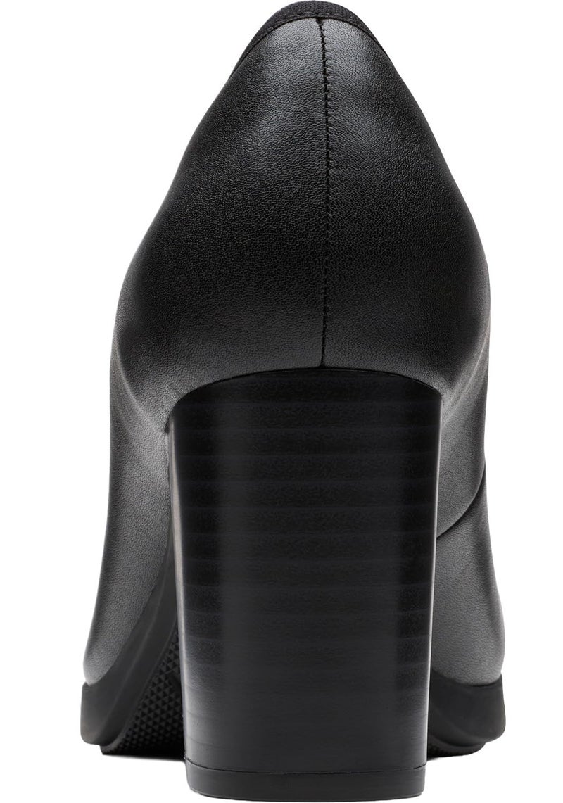 clarks أحذية كلاركس النسائية بايلا كارلي، جلد أسود، 10 - Image 2