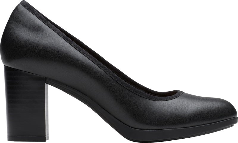 clarks أحذية كلاركس النسائية بايلا كارلي، جلد أسود، 10 - Image 4