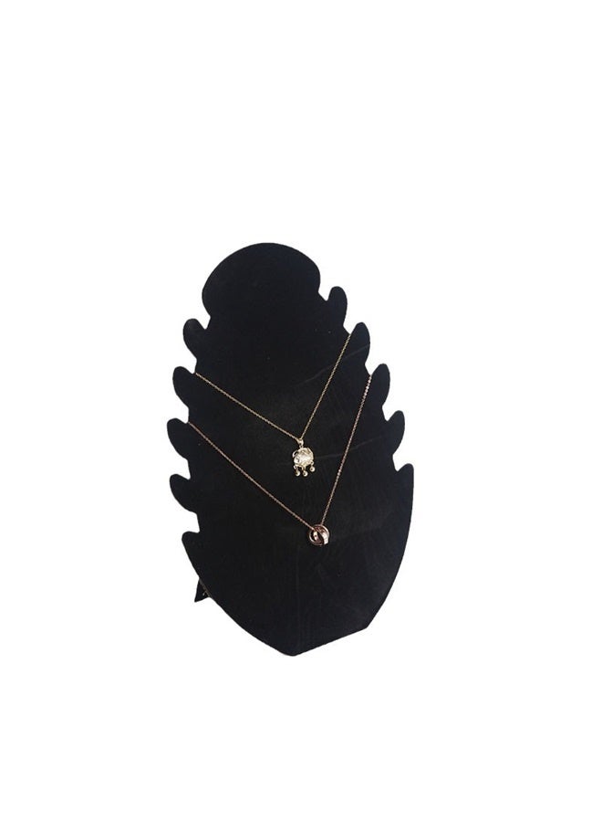 Jewelry Display Stand Necklace Display Stand, Jewelry Easel Necklace and Earing Set Display Large Capacity Necklace Holder Velvet, 6PCS  - Image 5
