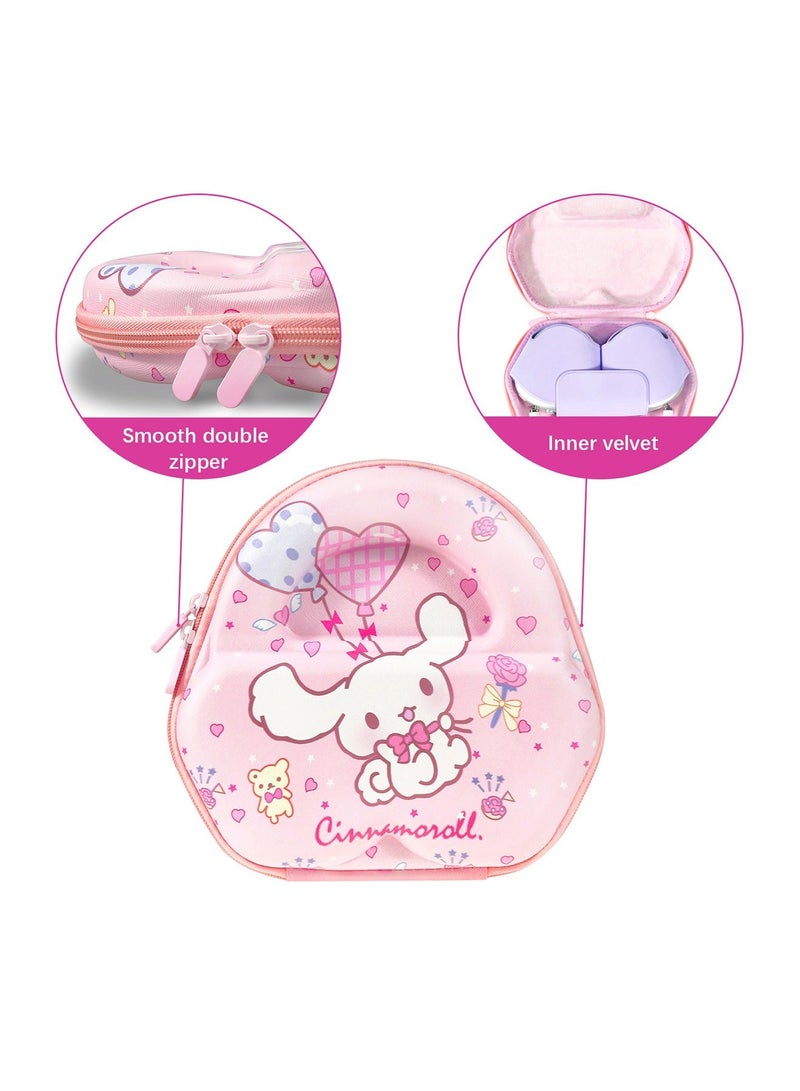 X-level Case For Air Pods Max Earphone Storage Bag For Air Pods Max Cartoon Pattern Protective Cover Travel Storage Bag Eva Zipper Carrying Hard Case Cover For Air Pods Max - Image 4