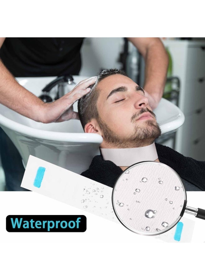 5 Rolls Disposable Barber Paper Neck Strips, Professional Stretchy Paper Neck Band Protector - Image 2