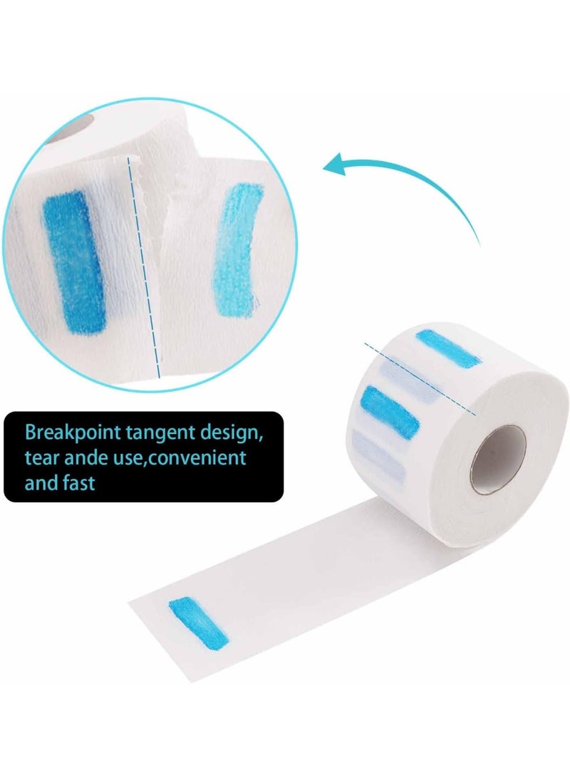 5 Rolls Disposable Barber Paper Neck Strips, Professional Stretchy Paper Neck Band Protector - Image 4