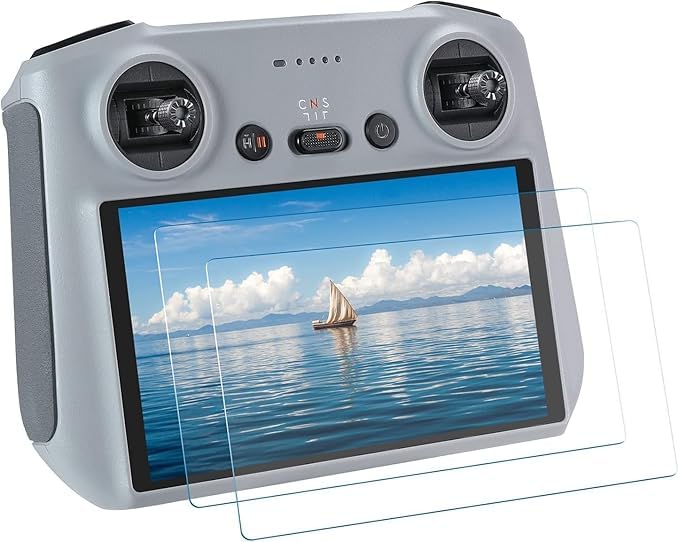 Saco حماية شاشة هيدروجيل لـ DJI Air 3، Mavic 3 Classic/Pro، Mini 4 Pro، RC Mini 3 و Pro – غير لامع مضاد للتوهج، مقاوم للخدوش، مضاد لبصمات الأصابع، ذاتية الشفاء، عبوة من 2 - Image 1