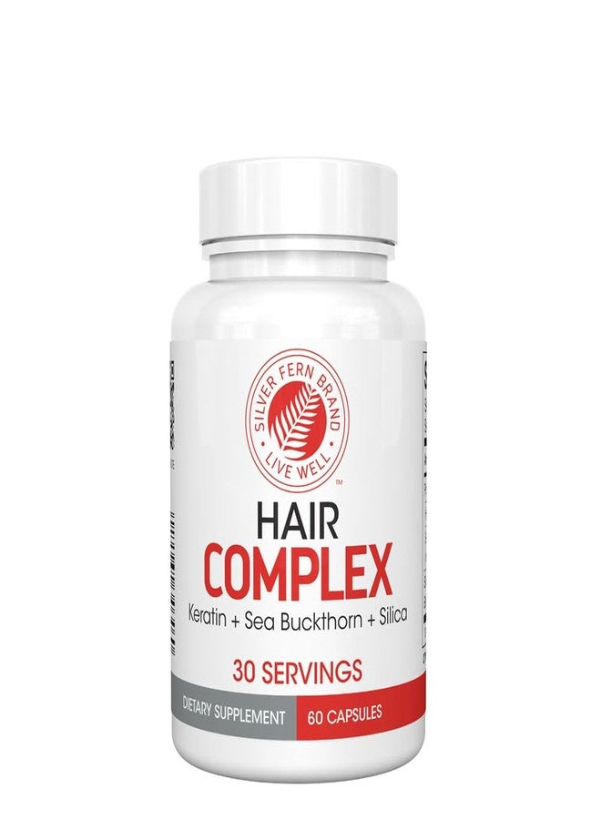 Silver Fern Hair Complex Hair Supplement - Each Bottle Contains a 30-Day Powder Supply - 1 Bottle - Image 1
