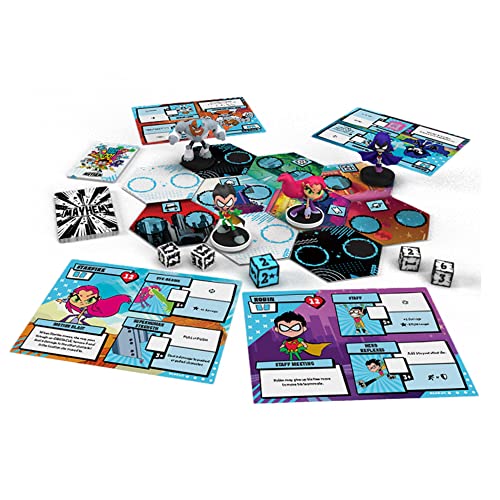 CMON Teen Titans Go Mayhem Board Game  Strategy Game Based on The Hit TV Series  TeamBased Combat Game for Adults and Kids  Ages 10  24 Players  Average Playtime 30 Minutes  Made by CMON - Image 5