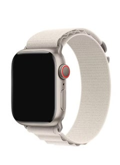 Replacement Strap 42/44/45/49mm Alpine Loop Band for Apple Watch Series 8/7/SE/6/5/4/3/2/1 Starlight