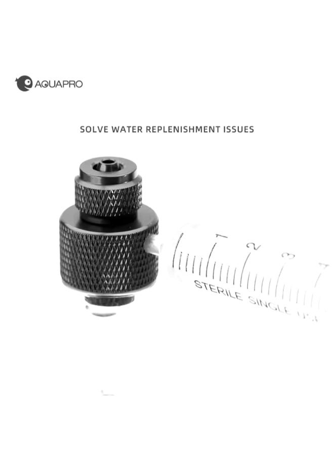 اكوابرو جهاز عداد فقاعات AQUAPRO CO2 الذكي، فقاعات ثاني أكسيد الكربون، ملحقات حوض السمك، خزان الصيد، النباتات المائية، أسطوانة صمام فحص ثاني أكسيد الكربون - Image 2