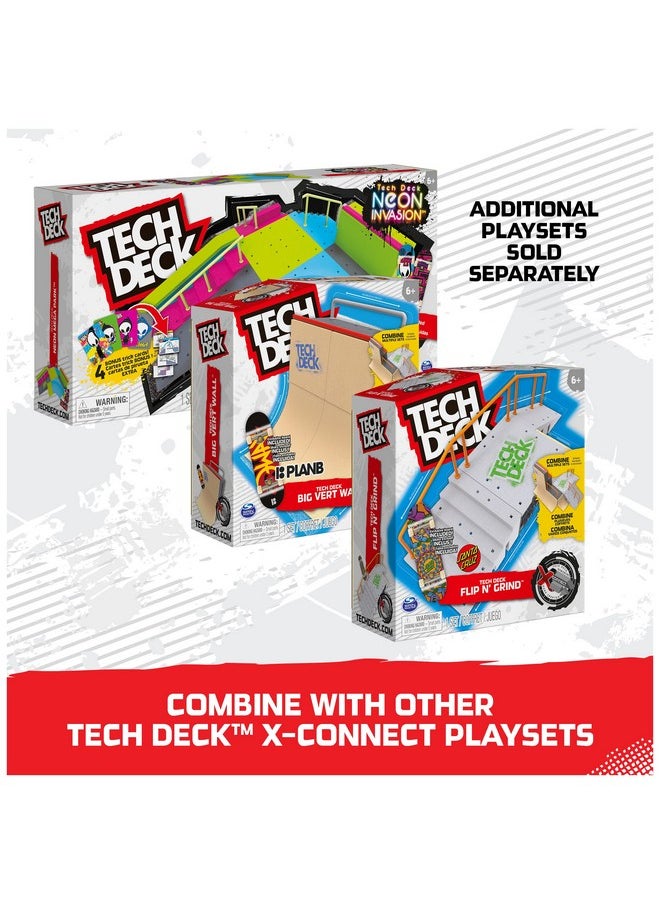 Tech Deck Flip N’ Grind Xconnect Park Creator Customizable And Buildable Ramp Set With Exclusive Fingerboard Kids Toy For Boys And Girls Ages 6 And Up  - Image 5