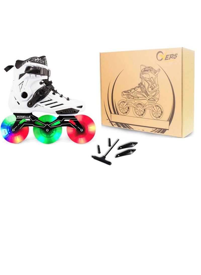 OVERS Professional LED 3 Wheels Inline Skates for youth Men and Women - Image 5