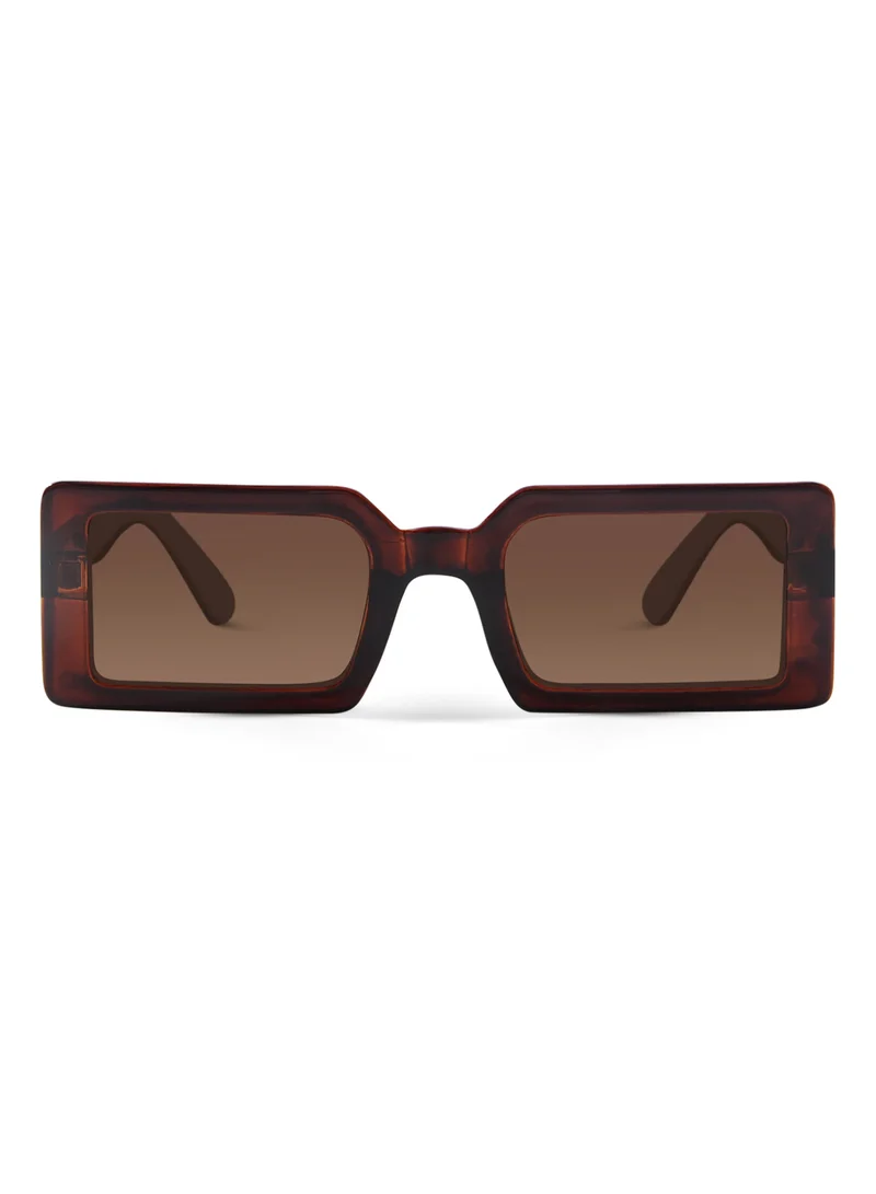 Woggles Stylsh Rectangle Sunglasses|100% UV Protected| Men & Women