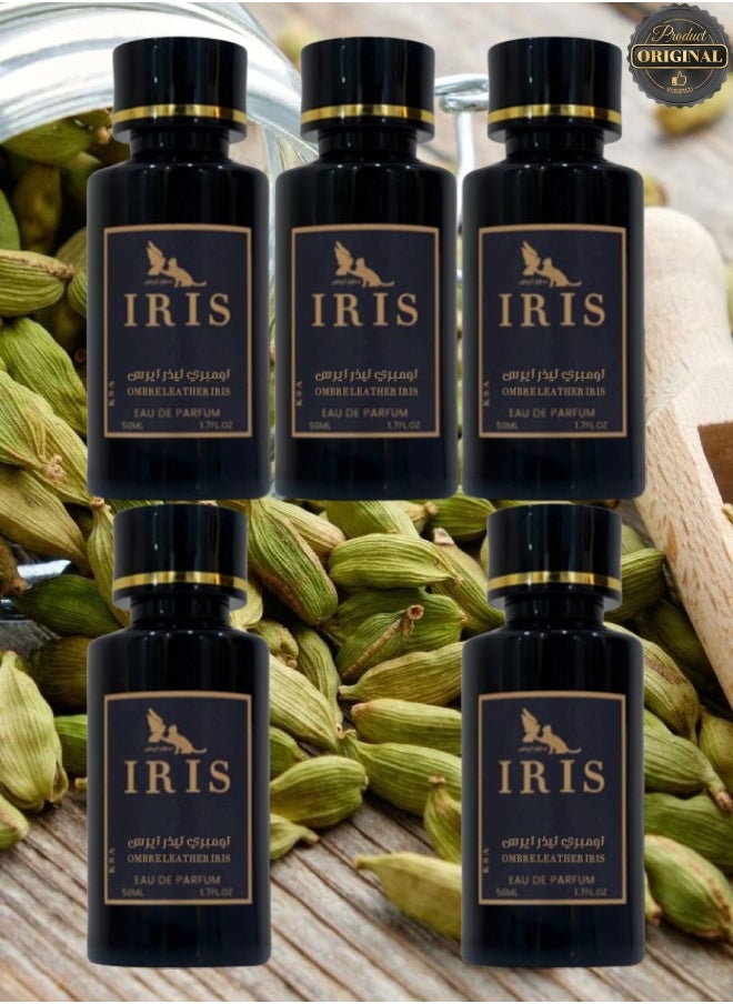 IRIS 5 Pieces Ombre Leather Iris Perfume 50ML  - Image 1