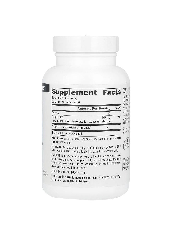 Source Naturals - Source Naturals, Magtein®, Magnesium L-Threonate, 90 Capsules - Image 1