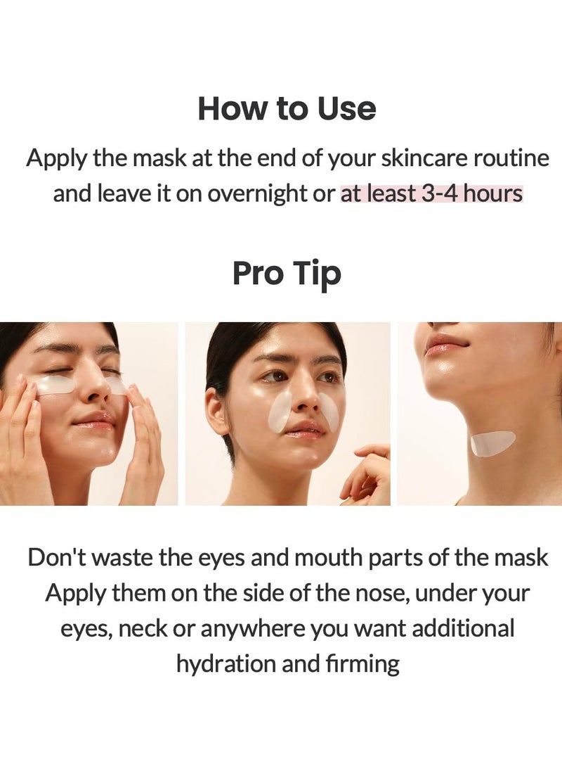 BIODANCE - Bio-Collagen Real Deep Mask 4PCS Hydrating Overnight Hydrogel Mask Pore Minimizing Elasticity Improvement 34g - Image 1