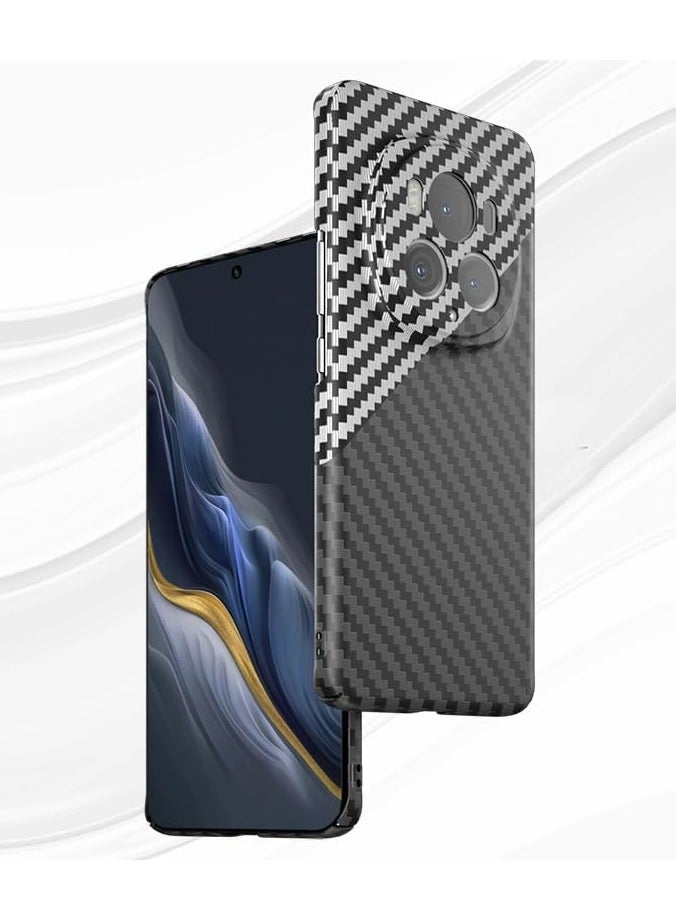 general Case Compatible with Honor Magic 6 Pro Case, Carbon Fiber PC Case Thin Anti Fingerprint Heat Dissipation Hard Back Cover Shell for Honor Magic 6 Pro