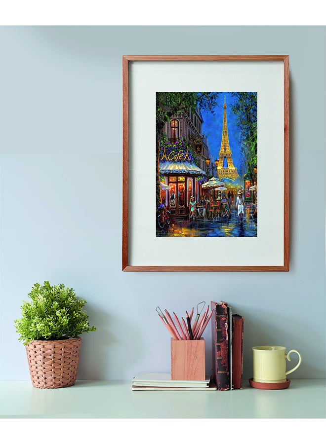 Clementoni 500 Piece Hqc Puzzle – Night At The Eiffel Café | Paris Theme Jigsaw Puzzle For Adults And Kids - Image 5