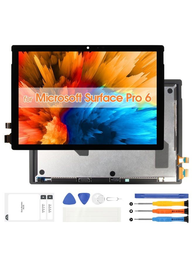 ARSSLY Screen Replacement for Microsoft Surface Pro 5 6 1796 1807 1809 LCD Display Digitizer Touch Screen Assembly LP123WQ1 with Tools(Black,12.3 inch) - Image 1